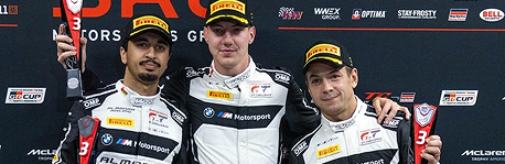 Al-Zubair joins forces with Marciello and Farfus to claim podium finish in rain-affected race